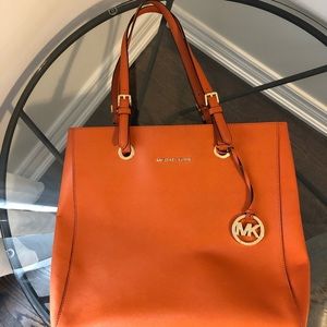 Michael Kors Leather Tote Bag